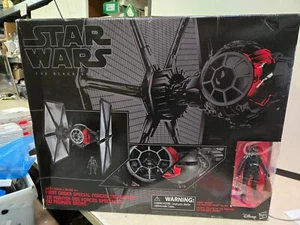 SEALED HUGE Star Wars 6" Black Series #01 FIRST ORDER TIE FIGHTER & PILOT - Picture 1 of 6