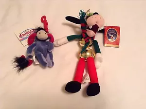 Disney Store Goofy Ornament & Eeyore Keychain New - Picture 1 of 2