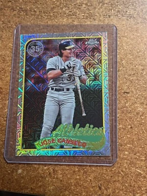2024 Topps Baseball Silver Pack Mojo Refractor # 2T89C-46 Jose Canseco - Image 1 of 4