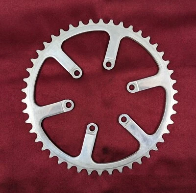 Vintage TA Specialites 46t Premium Chainring 6 Bolt 80 BCD C7 - Image 1 of 4