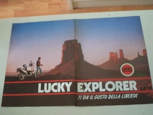 advertising Pubblicità 1993 MOTO CAGIVA ELEFANT 900 IE LUCKY EXPLORER - Picture 1 of 1