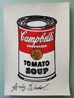 12 LOT ANDY WARHOL HAND SIGNED. &#39;CAMPBELL&#39;S CAN&#39;. WATERCOLOR ON PAPER. POP ART