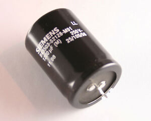 5x 1200uF 250V Snap In Mount Electrolytic Capacitor 250 Volts 1200mfd 250VDC