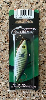 "Señuelo Crankbait Cotton Cordell 1/4 OZ Bluegill Sonajero Trampa 2-1/2"" Bajo/Cartera" Foto 1 de 4