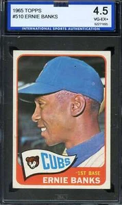 Ernie Banks Isa 1965 Topps #510 4,5 Cubs Hof bien centrado *K6182 - Imagen 1 de 2