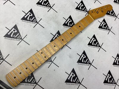 80 年代 Warmoth Tele 复古电吉他琴颈鸟眼枫木 — 第 1/4 张图片