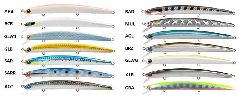 ARTIFICIALE SPINNING MOMMOTTI 140 SS SEASPIN 16 G SLOW SINKING MINNOW LURE ITALY