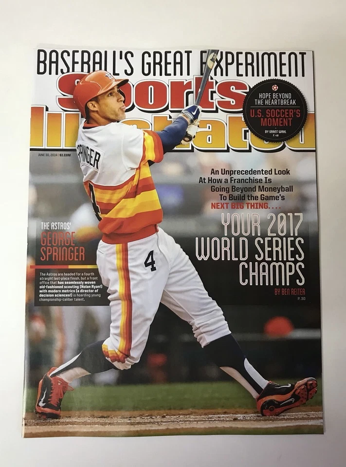 Sports Illustrated HOUSTON ASTROS World Series Springer Prediction Issue 6/30/14 - Image 1 of 4