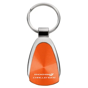 Dodge Challenger Tear Drop Key Ring (Orange) - Picture 1 of 2
