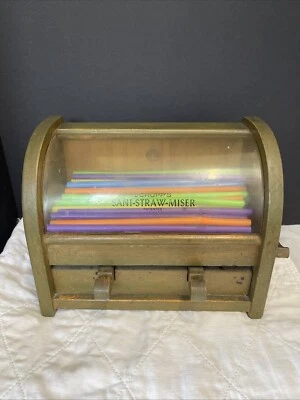 Винтажный дозатор соломы Shupp's Santi Straw Miser - Изображение 1 из 4