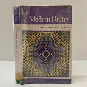 SALE Modern Poetry John Rowe Townsend 1st Ed Vintage Hardback Book 1971 RARE C6 - Imagen 1 de 14