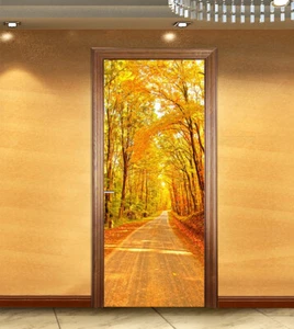 3D Autumn Forest G6049 Door Wall Mural Photo Wall Sticker Decal Wall Erin 2023 - Picture 1 of 11