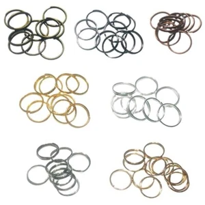 200 un. llaveros divididos pequeños 4 mm 5 mm 6 mm 8 mm 10 mm 12 mm plata oro llaves - Imagen 1 de 60