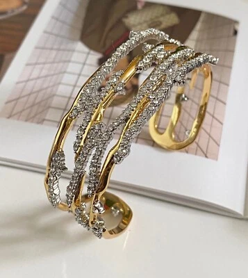 Подписанный позолоченный браслет Alexis Bittar - Изображение 1 из 4