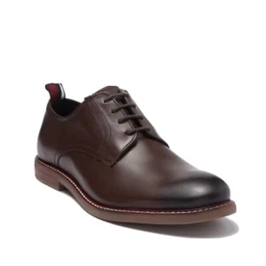 Ben Sherman Brent Leather Plain Toe Derby,8.5 - Picture 1 of 9