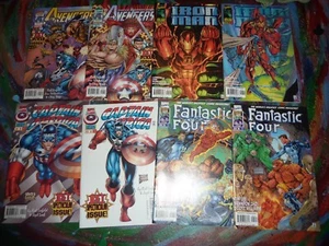 Lote de 8 cómics de Marvel de noviembre del 96 Vengadores/Capitán América/Iron Man/Fantastic Four 1 - Imagen 1 de 5