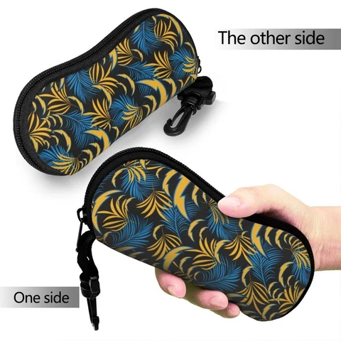 San Diego Chargers Glasses Case 2-sided Printed Sunglasses Pouch Bag,fans Gift Cover