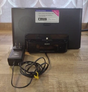 Sony Model ICF-CS15iPN - Dream Machine - iPod Docking System Works Perfectly - Picture 1 of 9