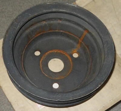 Nuevo de Lote Antiguo 1969-72 Chevelle Camaro Nova Chevrolet Monte 350 2 Ranuras Manivela Polea Foto 1 de 2