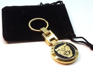 24ct GOLD PLATED GENUINE JAGUAR KEYRING XF XE XJ F PACE S TYPE R - Picture 1 of 1