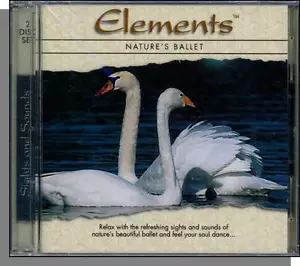 Elements: Nature's Ballet - New Age Music CD + Nature Scenes Music DVD - New! - Foto 1 di 2
