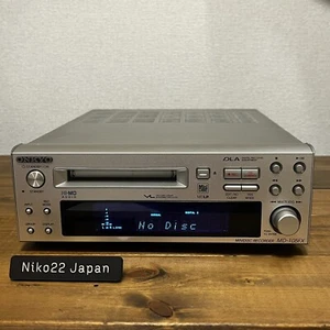 ONKYO MD-105FX Hi-MD Mini Disc Recorder Silver From Japan - Used - Picture 1 of 6