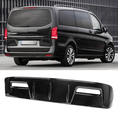 Heckspoiler Glanz Schwarz HS LOOK Spoiler passt für Mercedes-Benz Vito W447 - Bild 1 von 4