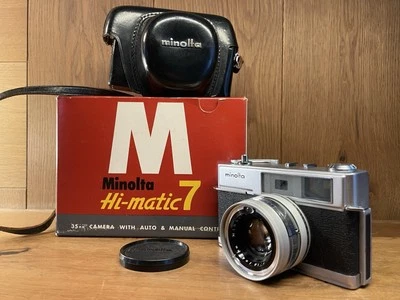 *READ : Full Work : Near Mint in Box* Minolta Hi-Matic 7 Rangefinder Film Camera - Image 1 of 4