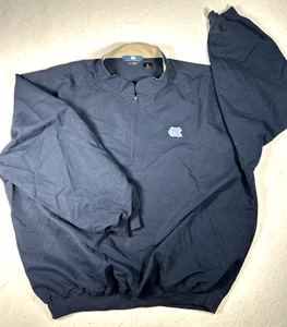 UNC Finley Golf Course North Carolina leichter Windbreaker 1/4 Zip Herren L - Bild 1 von 11