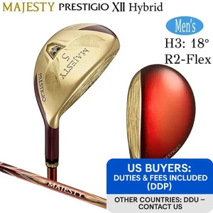 MAJESTY Prestigio XII 12 Hybrid H3 18° R2-Flex LV750 Graphite w/Headcover - Picture 1 of 8