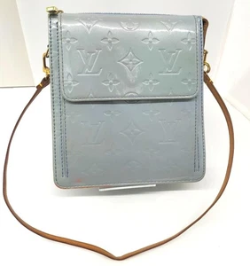 Pochette Louis Vuitton Monogram Vernis M91224 Mott e Lavande con tracolla - Foto 1 di 24