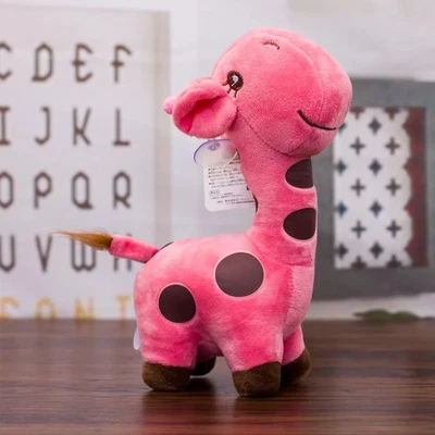 18cm Unisex Cute Gift Plush Giraffe Soft Toy Animal Dear Doll Baby Kid Child - Image 1 of 4