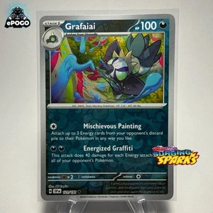 Grafaiai 121/191 Reverse Holo Pokemon TCG: SV Surging Sparks MINT SHIPPED TODAY - Picture 1 of 2
