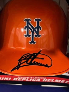 BARTOLO COLON NEW YORK METS  BECKETT AUTHENTICATED SIGNED MINI HELMET - Picture 1 of 2