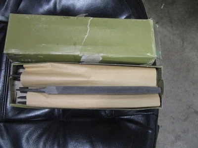 12 NOS Apollo 8" Flat Smooth Cut Metal Files Excellent Quality & Price INDIA - Image 1 of 4
