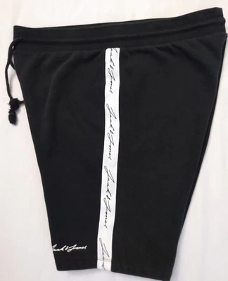 PANTALONES CORTOS POLAR JACK & JONES PARA HOMBRE NEGRO BLANCO TALLA GRANDE Foto 1 de 4