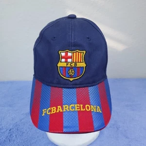 Vintage FC Barcelona Football Baseball Cap gesticktes Logo Einheitsgröße verstellbar - Bild 1 von 14