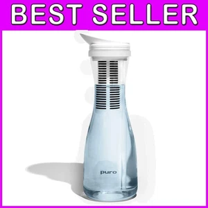 Elegant 1.3L Puro Glass Water Pitcher - Filters Chlorine, Lead, and Impurities - Picture 1 of 8