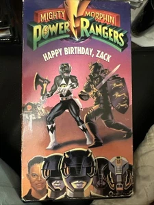 Mighty Morphin Power Rangers: Happy Birthday Zack (VHS, 1993) - Picture 1 of 4