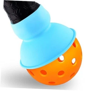 Silicone Pickleball Ball Retriever, Fits All Pickleball Paddles, Suction Cup - Picture 1 of 7
