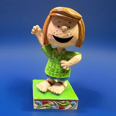 Jim Shore Peanuts ✨Fun Friend✨ Peppermint Patty Figurine 4044682 RARE - Image 1 of 4