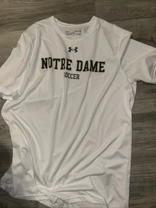 Notre Dame Under Armour Soccer Team Issue Small Heat Gear - Picture 1 of 3