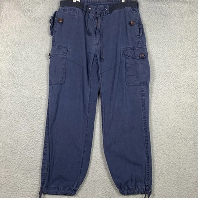 Pantalones de chándal cargo vintage Polo Ralph Lauren para hombre XXL 2XL azul paracaidista años 90 Foto 1 de 4