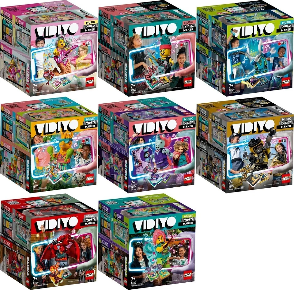 乐高VIDIYO BeatBox U-Pick外星龙美人鱼Llama海盗仙女独角兽机器人 — 第 1/1 张图片