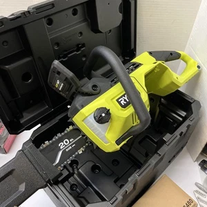 Ryobi 20” Chainsaw w/Hard CaseBattery & Charger RY405011VNM - Picture 1 of 5