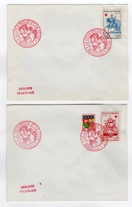 ein Lot von 2 FDC 1960 Das französische Rote Kreuz /L20 - Bild 1 von 1