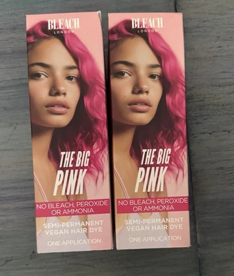 Tinte para el cabello Bleach London The Big Pink, 2 quilates Foto 1 de 2
