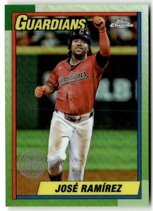 2025 Topps Chrome MLB No. 90CB-5 Jose Ramirez Refractor - Bild 1 von 2