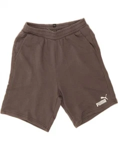 PUMA Girls Sport Shorts 15-16 Years Grey Cotton BW02 - Picture 1 of 3