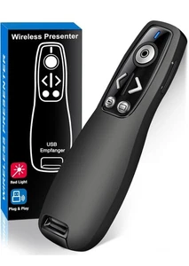Presentation Clicker Wireless Presenter Remote for PowerPoint, Powerpoint Cli... - Picture 1 of 4